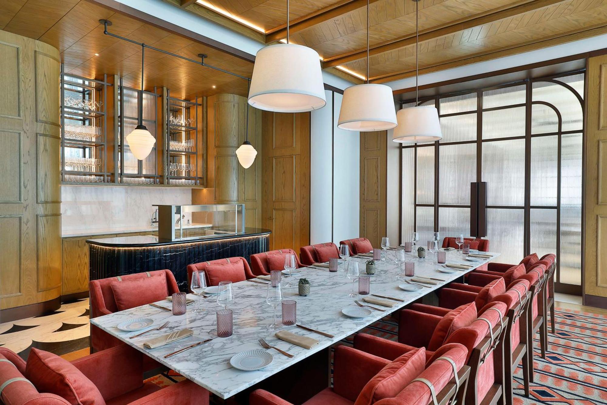 Waldorf Astoria Doha Lusail Luaran gambar The private dining room at the restaurant